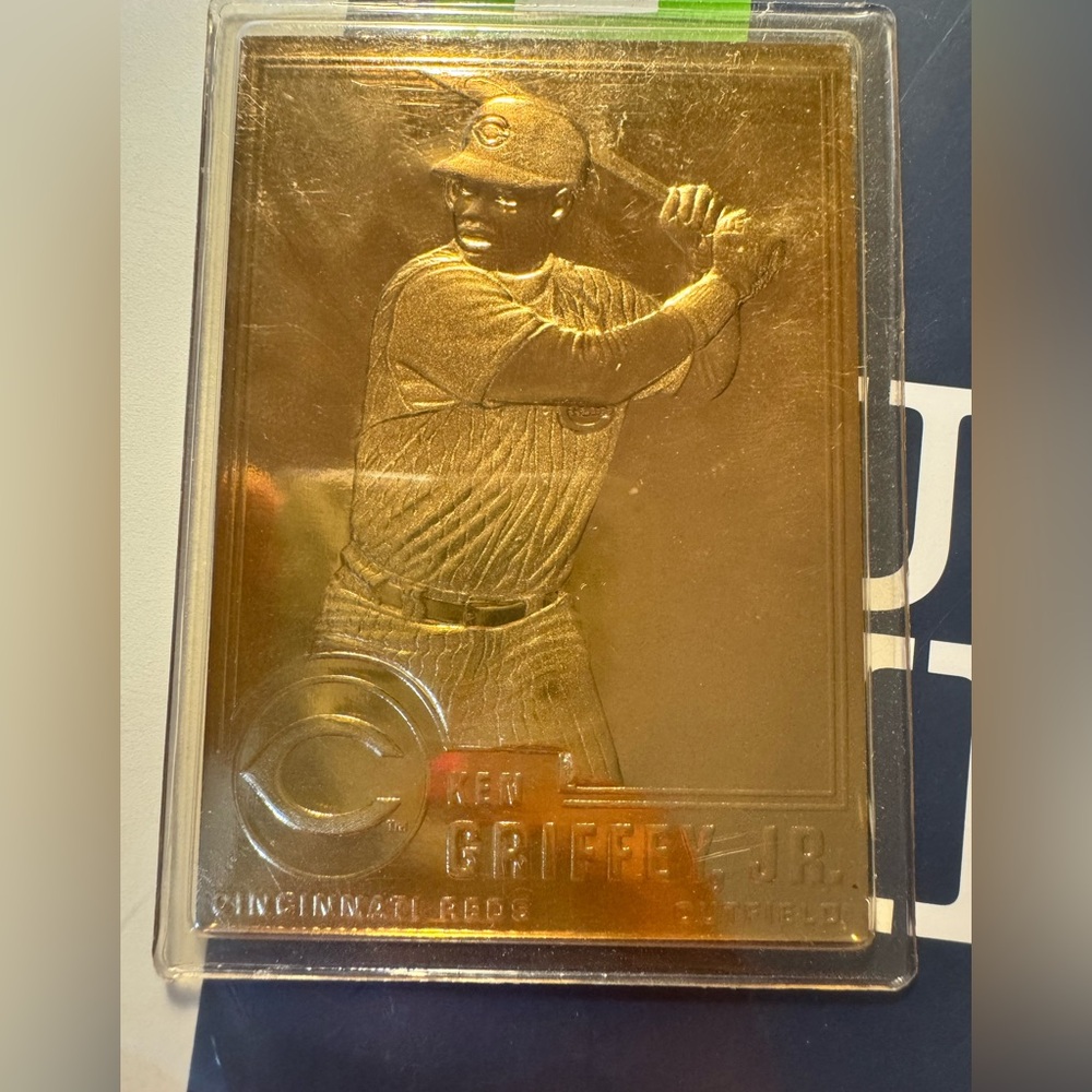 Gold Ken Griffey Jr. Collectible Card